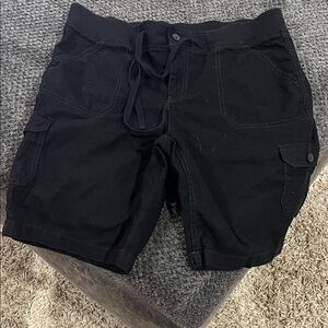 Faded Glory Men's Black Cargo Shorts